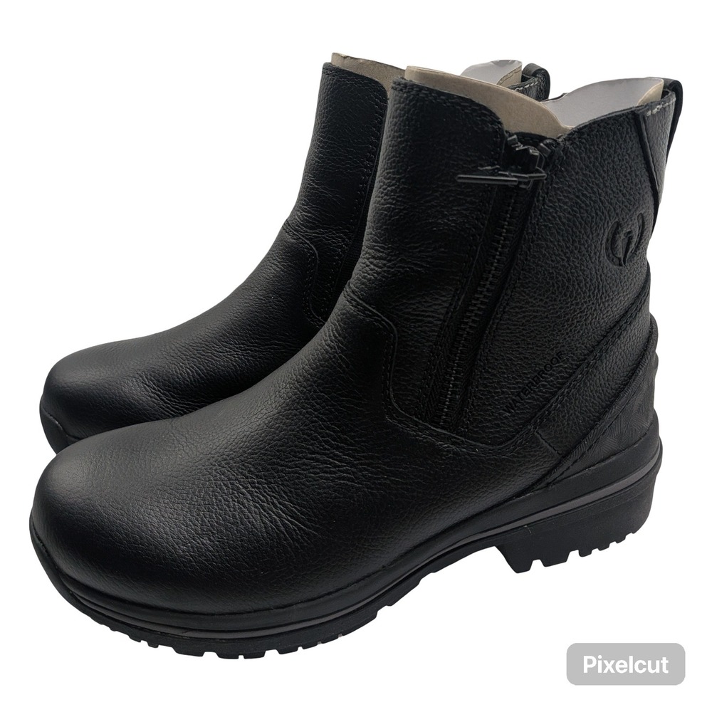 Kerrits Woodstock Waterproof Barn Boot Black Leather 80015 Womens 6.5